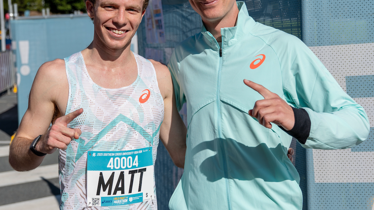 Matt and Andy post-race