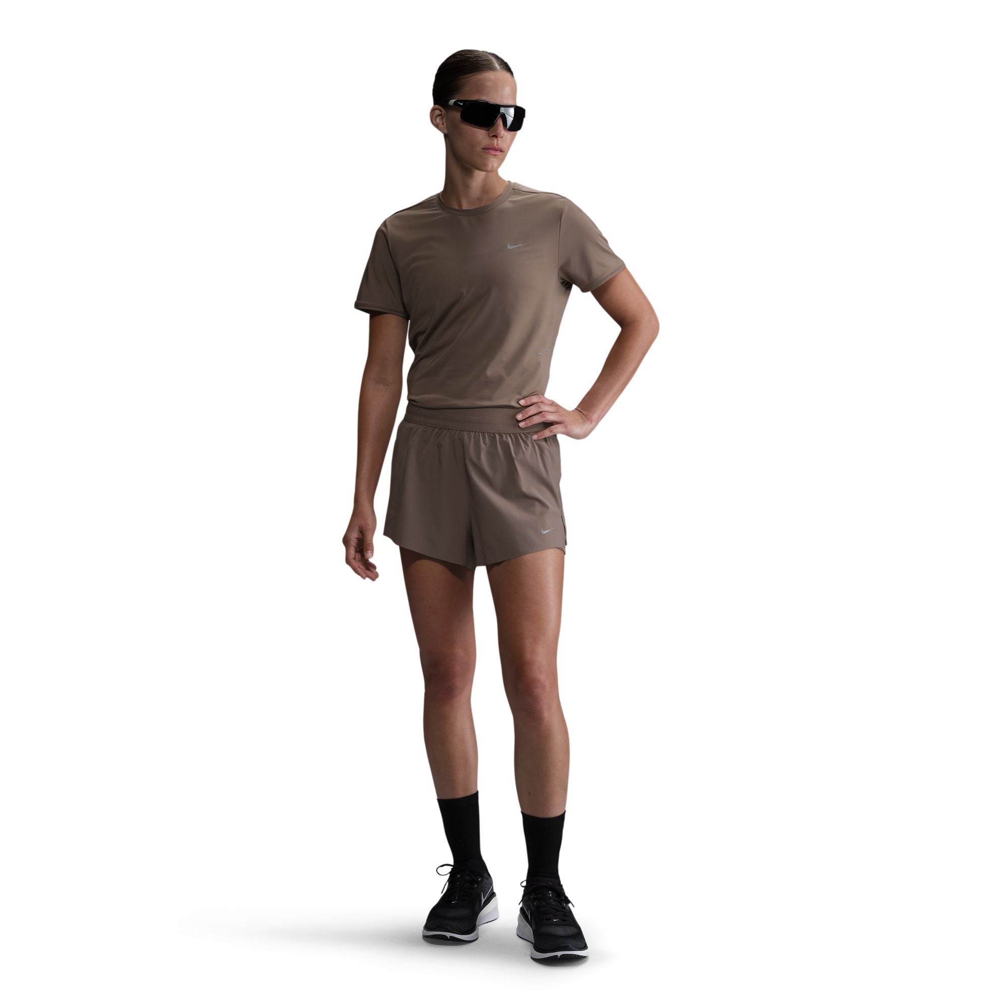 Women's Swift Dri-FIT Mid-Rise 2-in-1 Running Shorts
