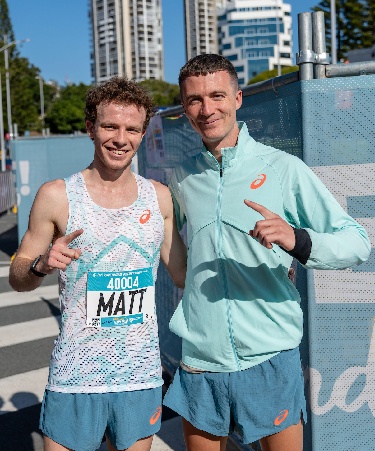 Matt and Andy post-race 