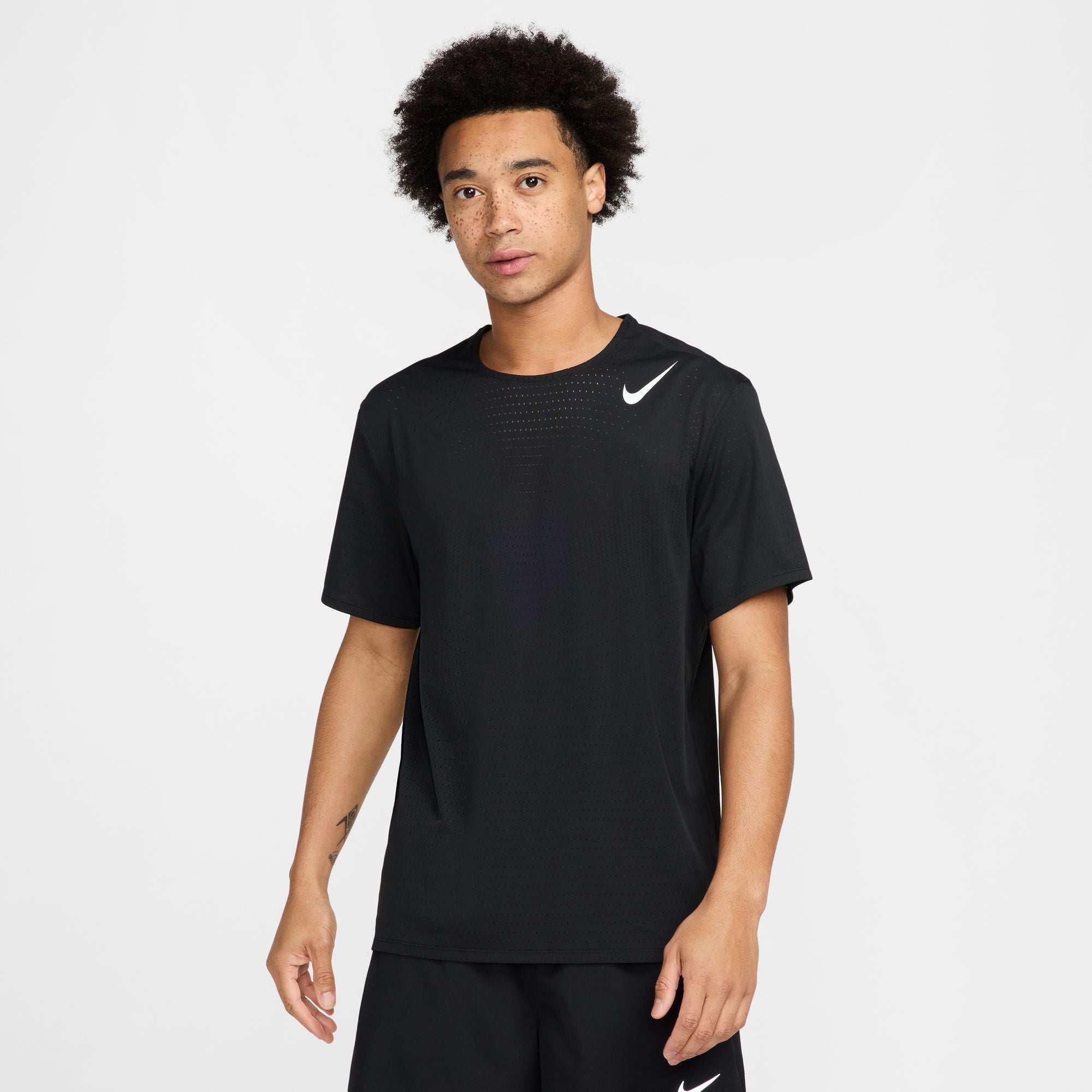 nike v neck men's running shirt