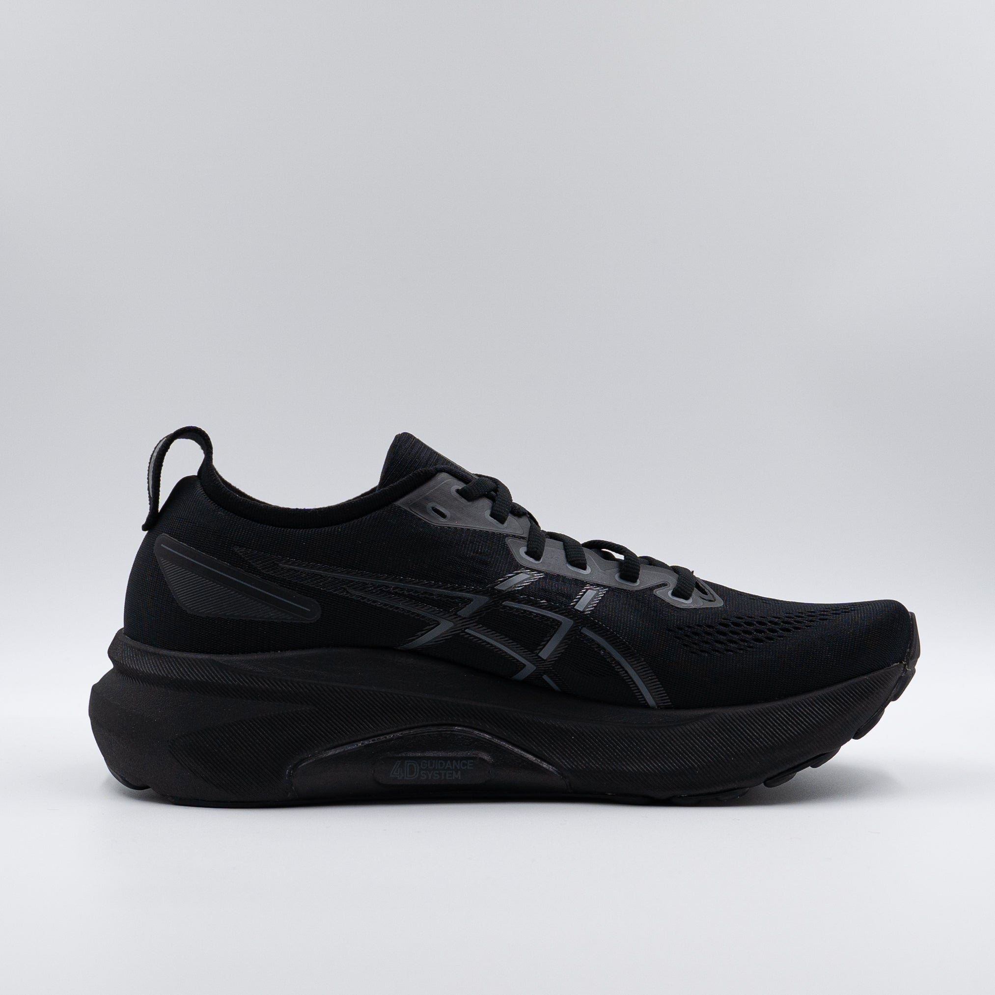 All black asics runners online